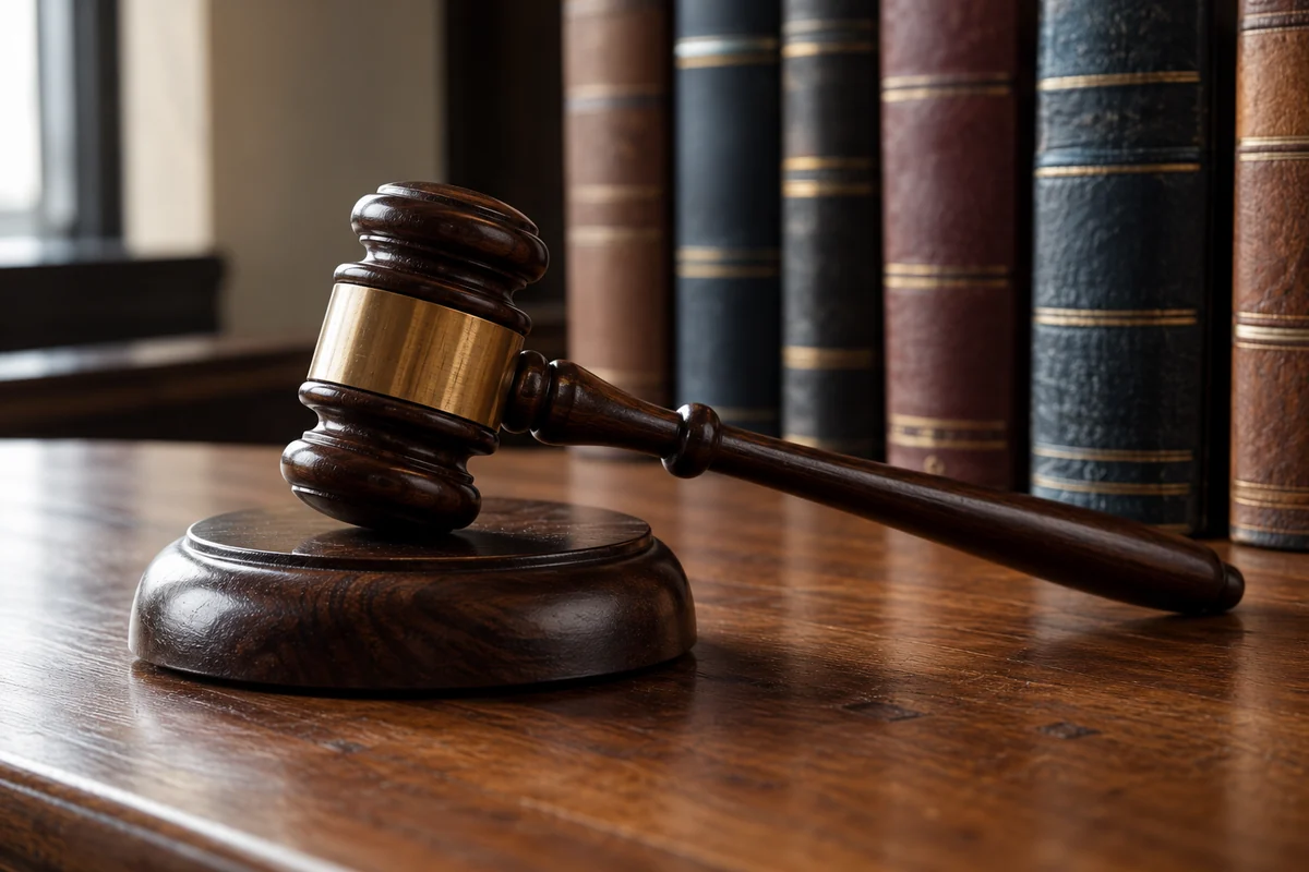 Criminal Defense Legal Resources Judge’s gavel beside legal books for a criminal defense case